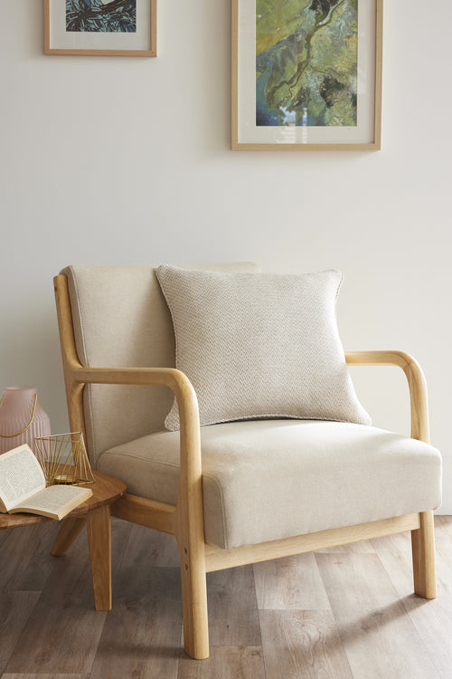 Removable Cushion Cover with Piping - Atlas - Sand