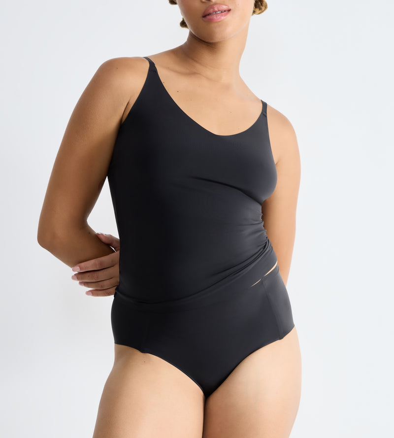 Caraco Fines Bretelles Sloggi Zero Feel 2.0 Spaghetti Top - Black