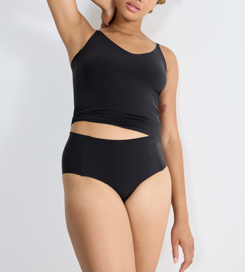 Caraco Fines Bretelles Sloggi Zero Feel 2.0 Spaghetti Top - Black