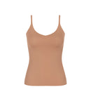 Caraco Fines Bretelles Sloggi Zero Feel 2.0 Spaghetti Top - Nostalgic Brown