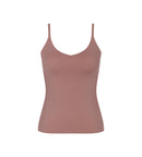 Caraco Fines Bretelles Sloggi Zero Feel 2.0 Spaghetti Top - Cacao