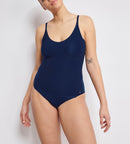 Caraco Fines Bretelles Sloggi Zero Feel 2.0 Spaghetti Top - Navy Blue