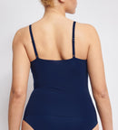 Caraco Fines Bretelles Sloggi Zero Feel 2.0 Spaghetti Top - Navy Blue