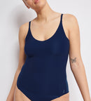 Caraco Fines Bretelles Sloggi Zero Feel 2.0 Spaghetti Top - Navy Blue