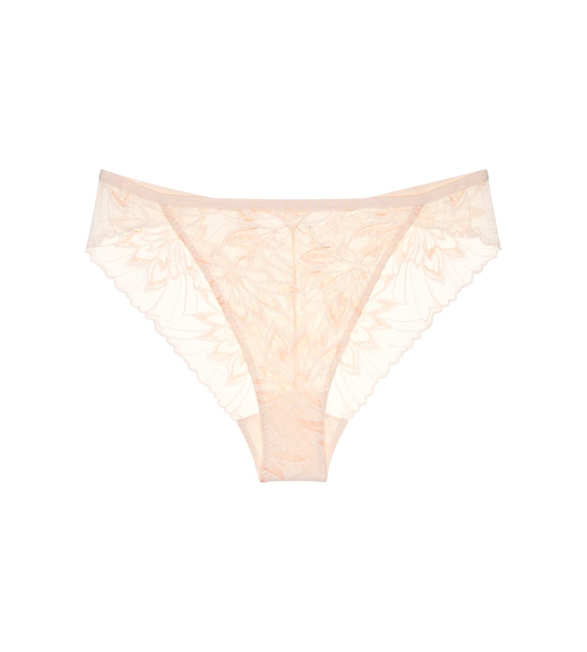 High-Waisted Cut-Out Brief Amourette Charm Delight Highleg Tai - Fresh Powder
