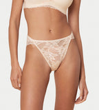 High-Waisted Cut-Out Brief Amourette Charm Delight Highleg Tai - Fresh Powder