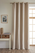 Curtain + 8 Eyelets - Elios - Taupe