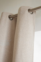 Curtain + 8 Eyelets - Elios - Taupe