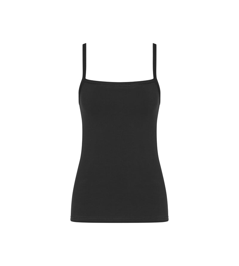 Caraco Fines Bretelles Sloggi Ever Ease Spaghetti Shirt - Black