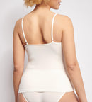 Caraco Fines Bretelles Sloggi Ever Ease Spaghetti Shirt - Silk White