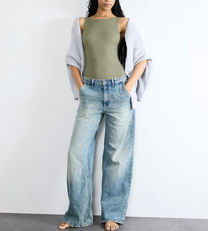 Body Sloggi Zero Feel Bliss Body - Moss Green Old