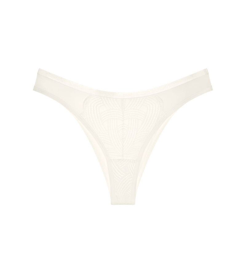 Slip Brésilien Delightful Spotlight Brazilian - Silk White