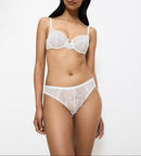 Slip Brésilien Delightful Spotlight Brazilian - Silk White