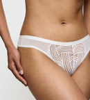 Slip Brésilien Delightful Spotlight Brazilian - Silk White