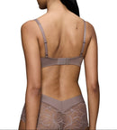 Balconnet Ampliforme Body Make-Up Illusion Lace Balconette - Pigeon Grey