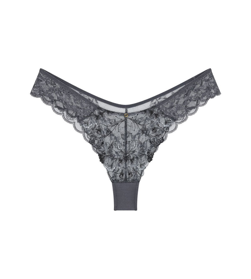 Slip Brésilien Taille Haute Sensual Spotlight Highleg Brazilian - Pebble Grey