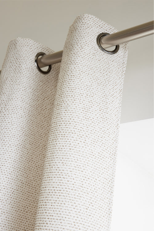 Rideau + 8 Oeillets - Elios - Ivoire