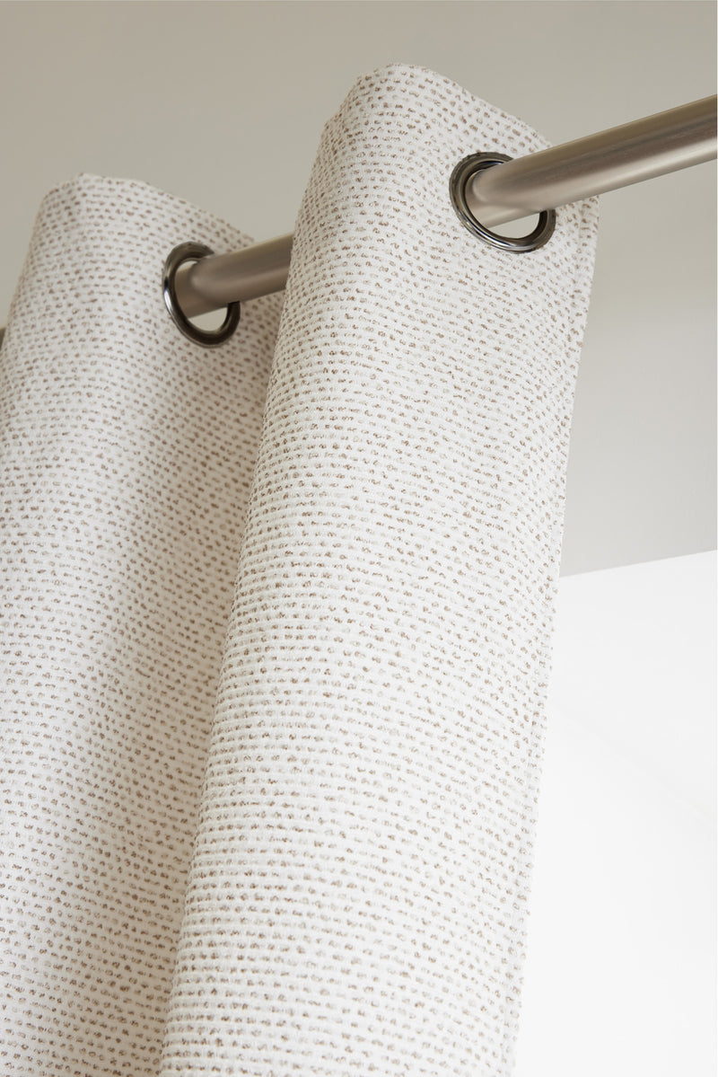 Rideau + 8 Oeillets - Elios - Ivoire