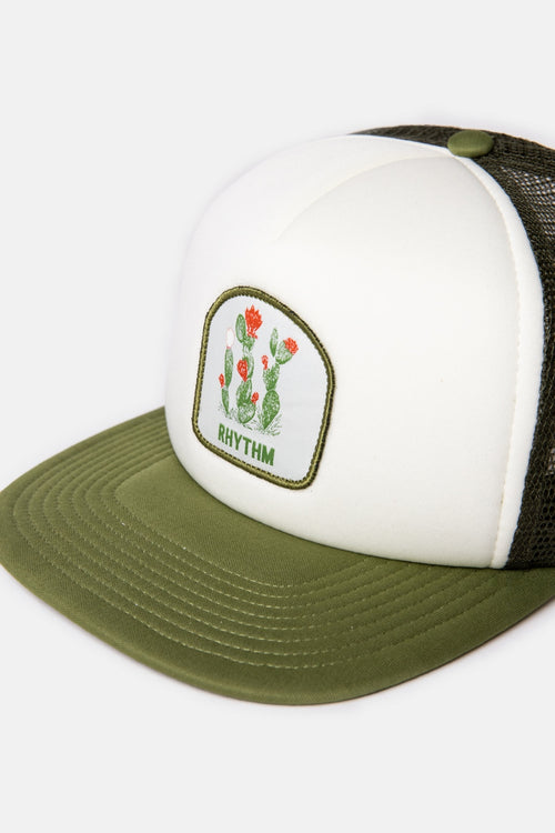 Rhythm - Casquette Cactus Trucker - Sage - Homme