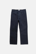 Pantalón Slub Pleated Chino - Navy - Hombre