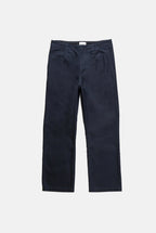 Pantalón Slub Pleated Chino - Navy - Hombre
