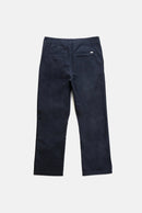 Pantalon Slub Pleated Chino - Navy - Homme