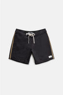 Rhythm - Short De Bain Heritage Trunk - Black - Homme