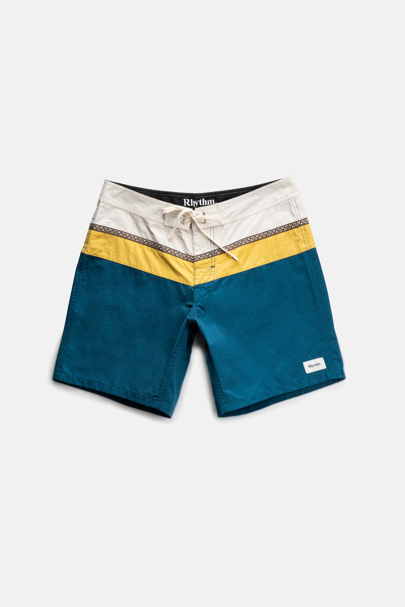 Rhythm - Shorts de baño Trim Trunk - Verde azulado oscuro - Hombres