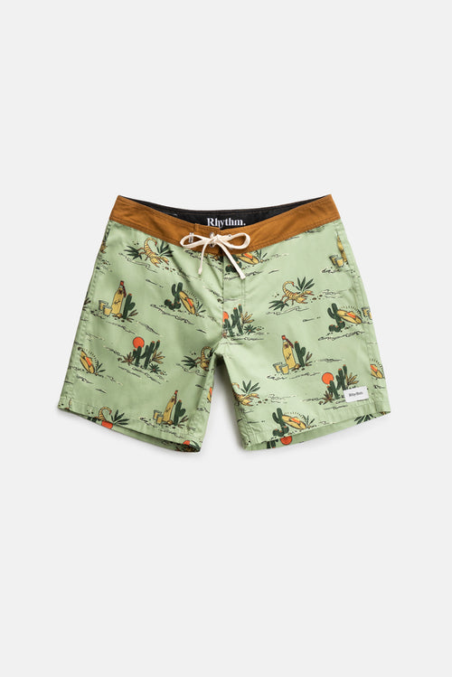 Rhythm - Short De Bain Valley Trunk - Sage - Homme