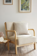Removable Cushion Cover With Piping - Elios - Taupe