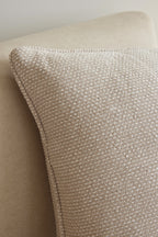 Removable Cushion Cover With Piping - Elios - Taupe