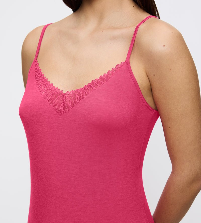 Caraco Aura Spotlight Camisole - Flashy Pink