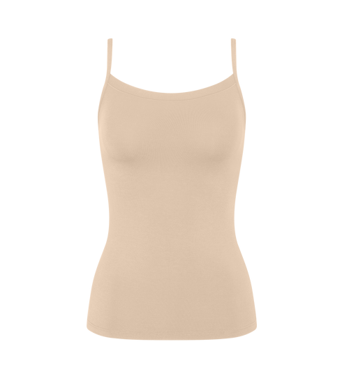 Caraco Fines Bretelles Sense Of Modal Spaghetti Top - Skin