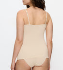 Caraco Fines Bretelles Sense Of Modal Spaghetti Top - Creamy Dream