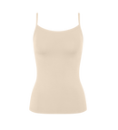 Caraco Fines Bretelles Sense Of Modal Spaghetti Top - Creamy Dream