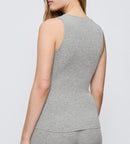 Caraco Beauty Layers Nsl Top Wool - Medium Grey Melange