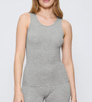 Caraco Beauty Layers Nsl Top Wool - Medium Grey Melange