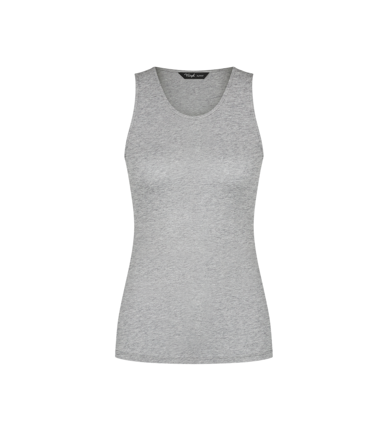 Caraco Beauty Layers Nsl Top Wool - Medium Grey Melange