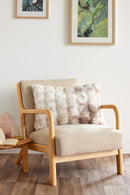 Coussin Imprimé Déhoussable - Astra - Taupe