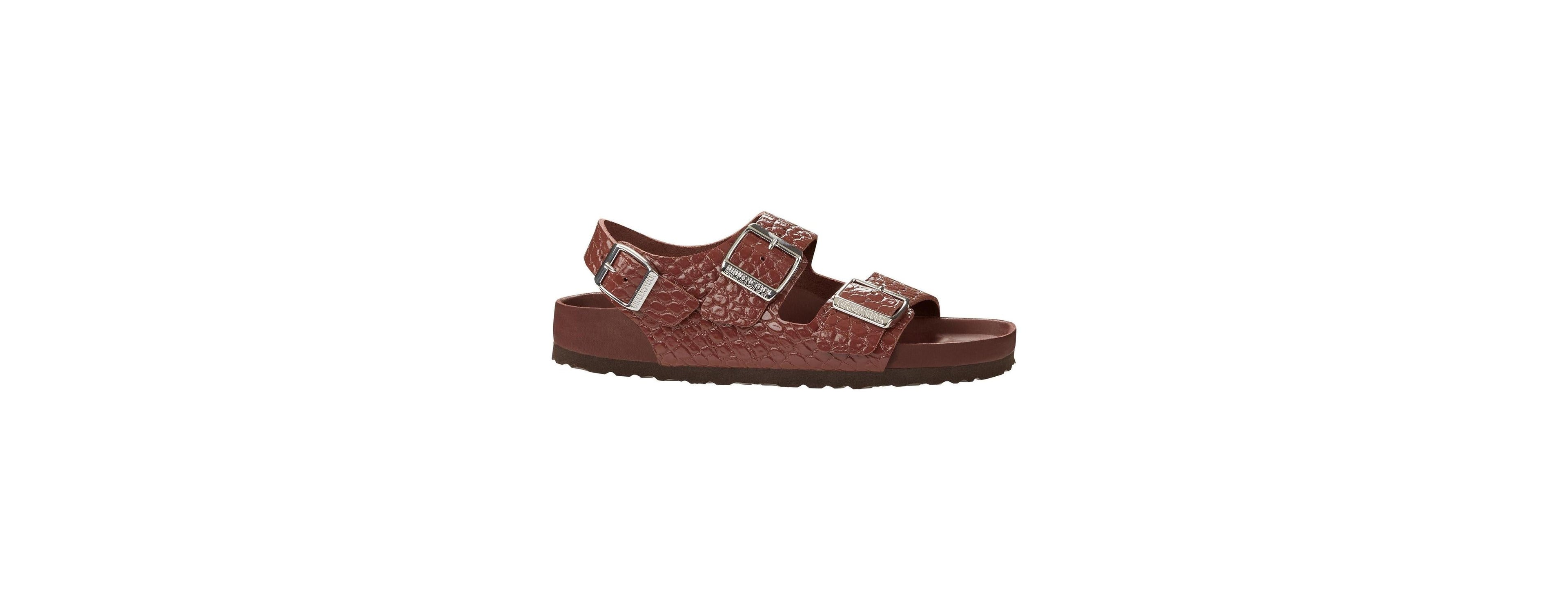 Sandalias Milano NL Reptile Emboss Choc EXQ