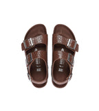 Sandalias Milano NL Reptile Emboss Choc EXQ