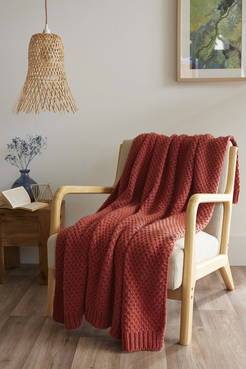 Plaid Olympia - Terracotta