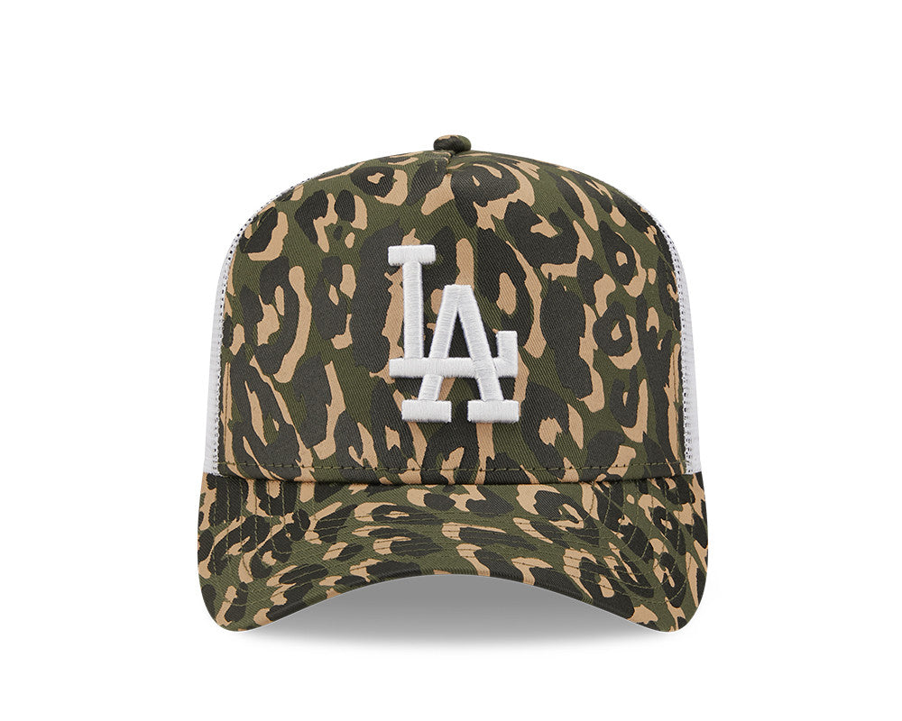 Casquette New Era Leopard Print A-Frame Trucker La Dodgers