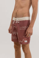 Rhythm - Bañador Bays Trunk - Rojo mineral - Hombres