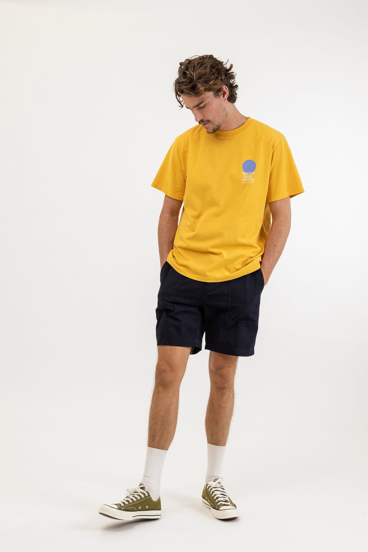 Short Worn Path - Navy - Homme