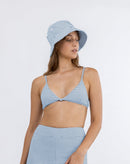 Rhythm - Gorro Maisy Check - Azul - Mujer