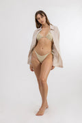 Rhythm - Chemise Stripe Oversize - Natural - Femme