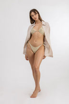 Rhythm - Chemise Stripe Oversize - Natural - Femme