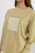 T-Shirt Shnshine - Washed Sage - Femme