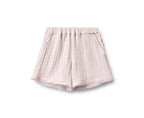 Shorts con pizzo Eileen - Fiori viola chiaro